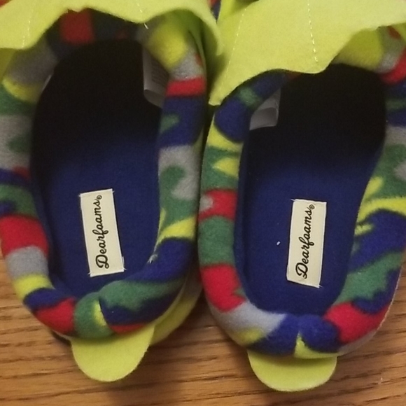 Dearfoam dinosaur slippers NWT size 13/1 - Picture 5 of 6